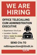 Office Tele calling cum Administration Executive