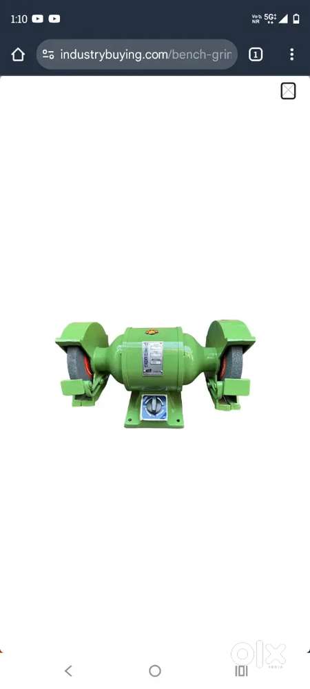 Bench grinder machine