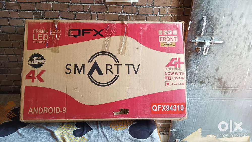 43 inch led tv with box/bill