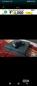 PS4 set with joystick