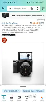 Sony camra