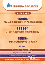 Open plots for sale Dtcp