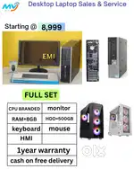 Branded Full Set  CPU - i7 Process  New Desktop Laptop CPU Full Set i3