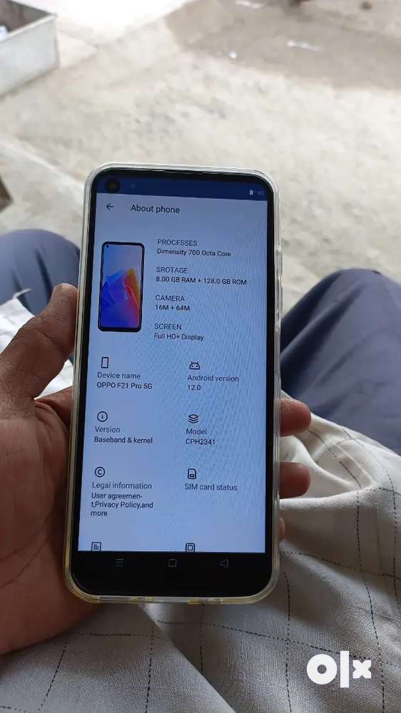 OPPO F21 pro 5g NO CHARGER ONLY BILL
