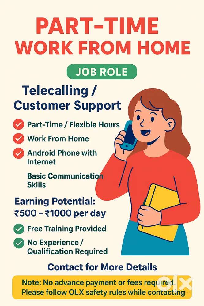 No Pressure, Easy Earnings – Part-Time Work From Home