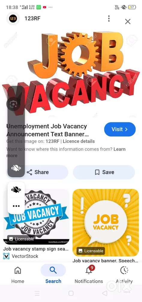 Job vacancy for both and fresher is available