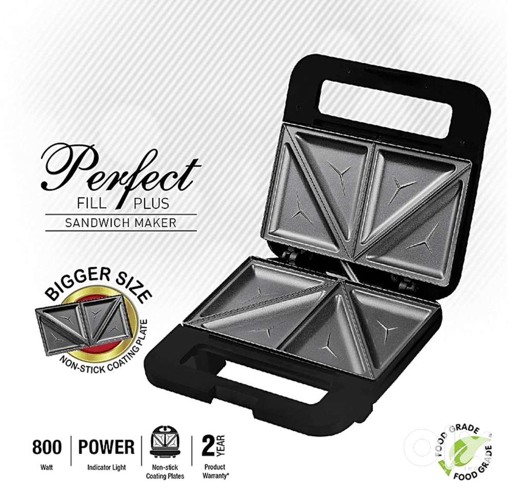 Brand New Havells 800Watts Perfect Fill Plus Sandwich Maker MRP-2995.