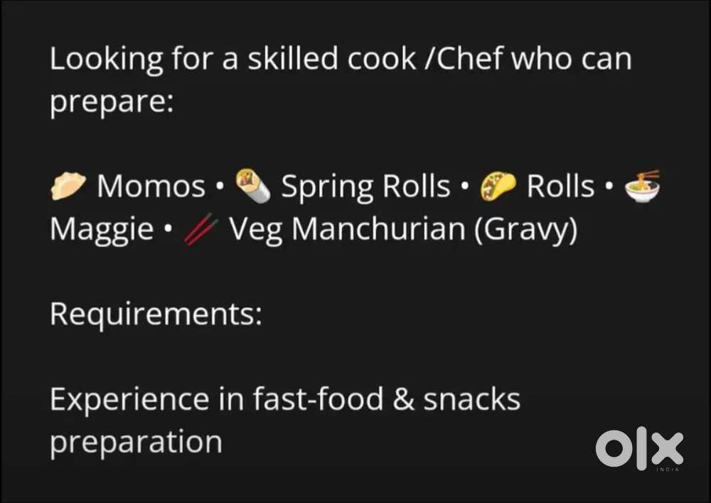 Hiring a chef