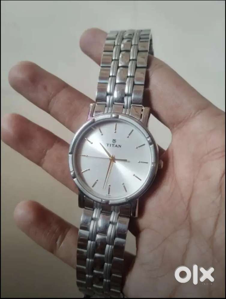Titan Men Silver Dial Watch