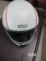 Studds white full face helmet