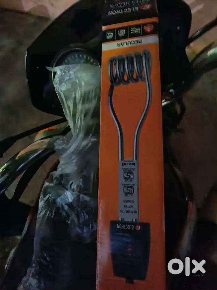 Water heater just bought today with warranty