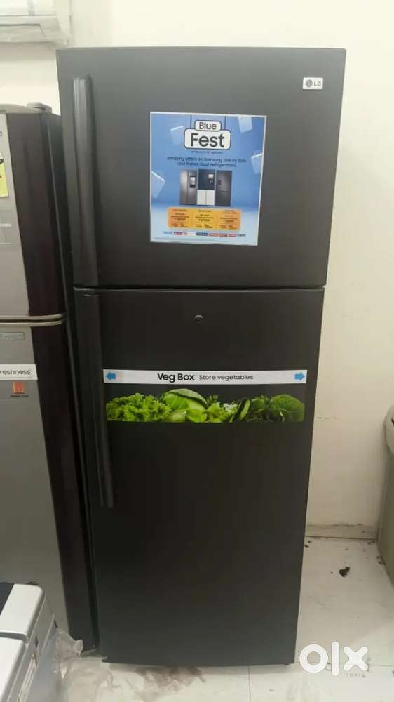 Double door fridge with warranty good condition 350 Ltr