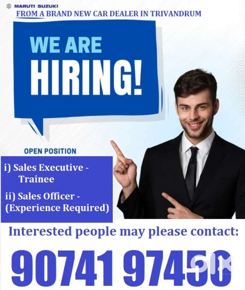 Wanted sales executives (Trainees),sales officers (experienced)