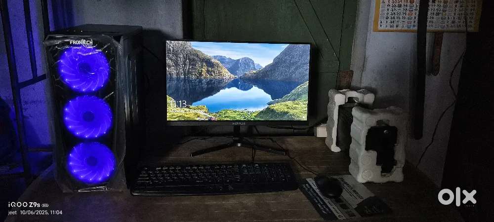 Full pc setup new condition 1 year old