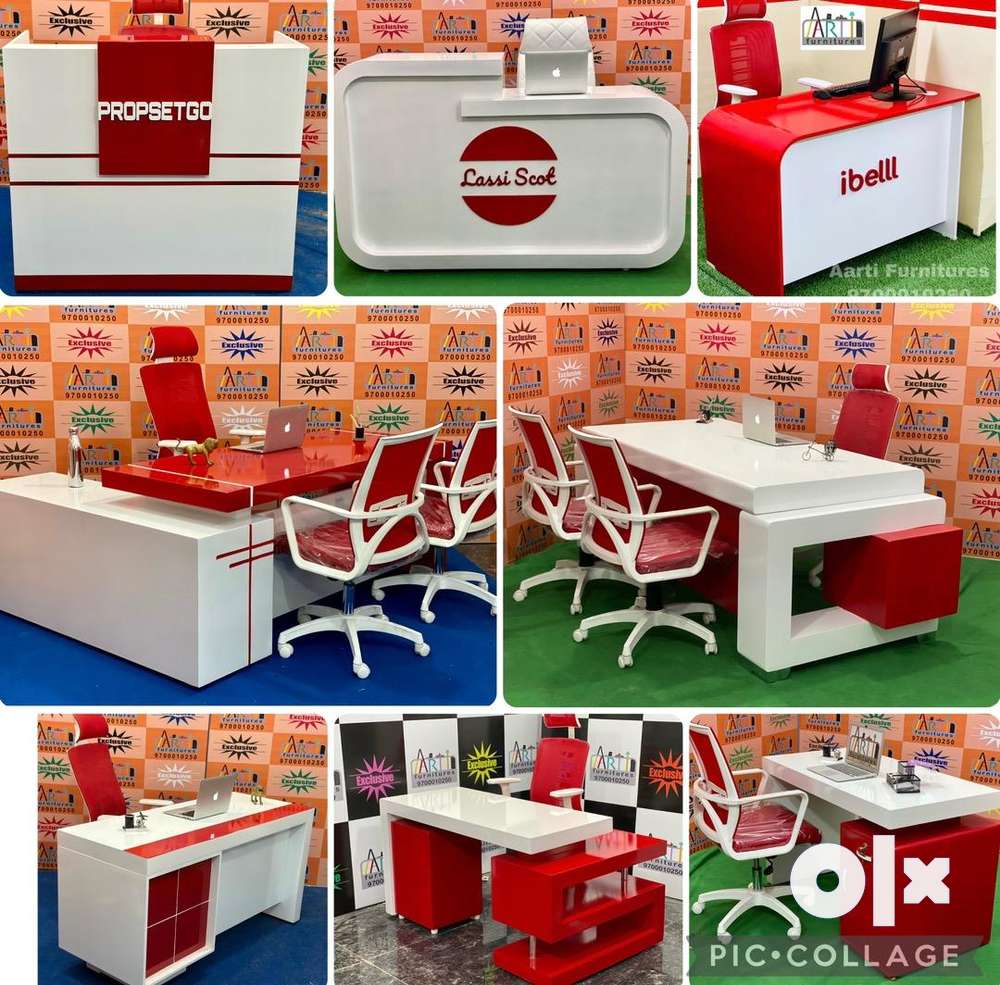 Brand new office tables chairs from nandika interiors cash on delivery