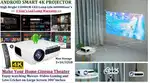 Multimedia 4K Ultra HD Bluetooth WiFi 15000LM & Voice Remote control