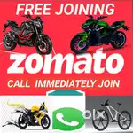 ZOMATO FOOD DELIVERY JOB WEEKLY PAYMENT IMMEDIATELY JOINING