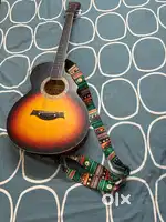Westwood Acoustic 6 string guitar with padded cover.