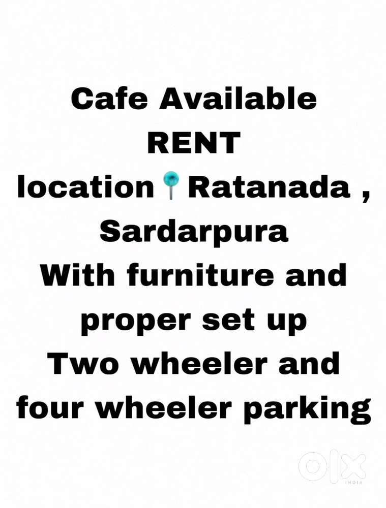 Cafe Available For RENT