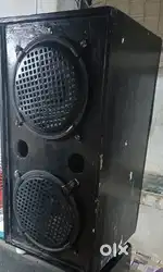 एक पेटी डबल 10 इंची का पीकर लगा हुआ है 150 वॉट