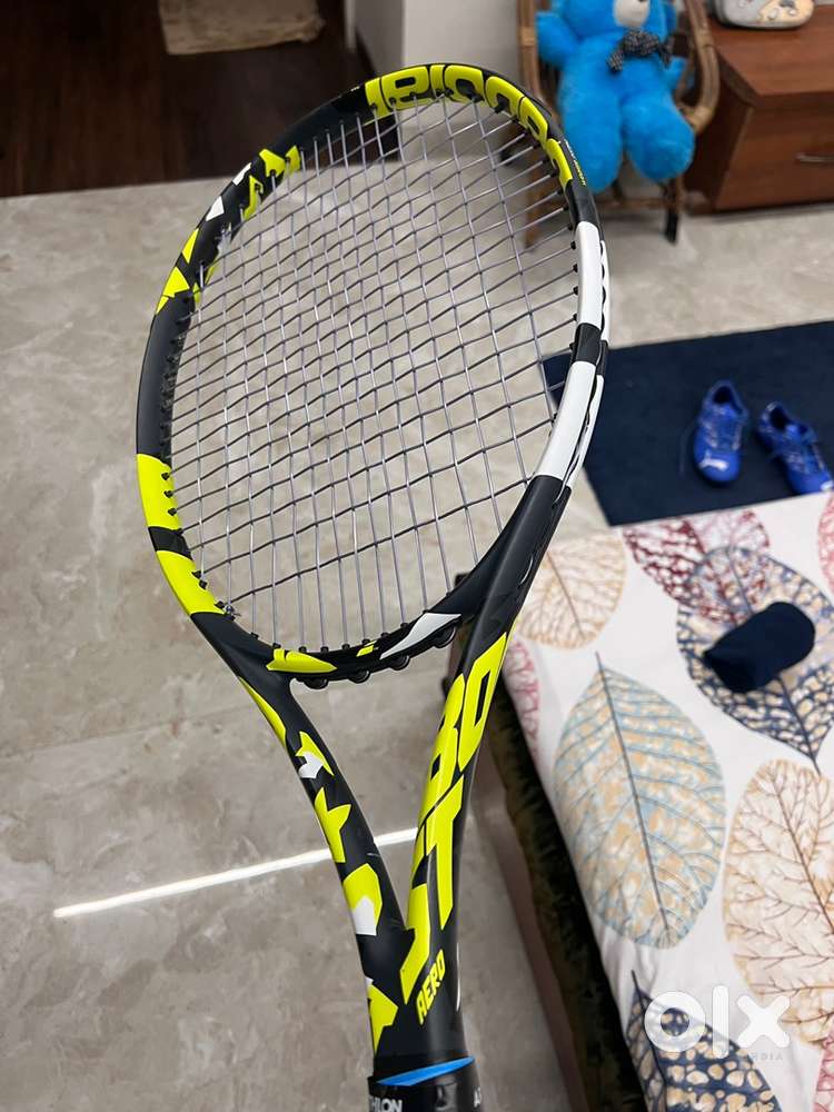 Babolat boost aero 4 1/4, solinco tour bite
