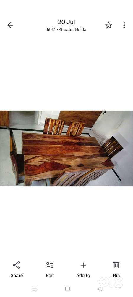Dining table shesham