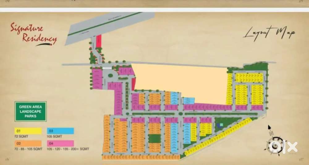 Big&Attractive entry gate,70,40,30,ft wide road covered society 24×7