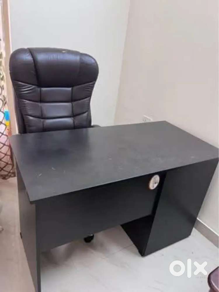 Computer table with chair