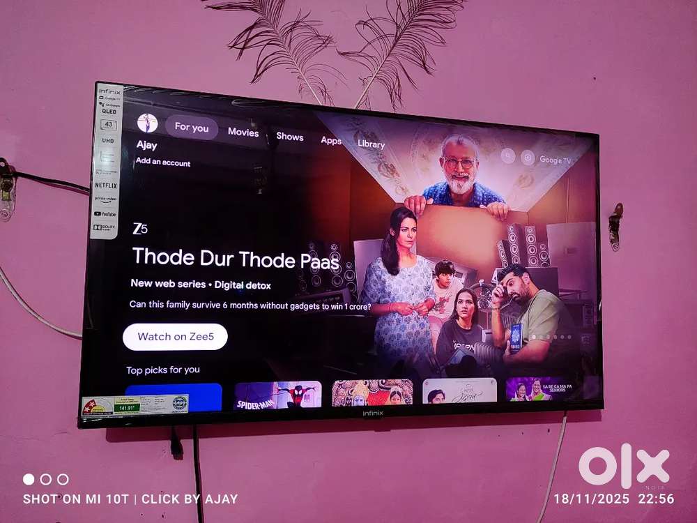 Infinix 43 QLED 4K Google TV