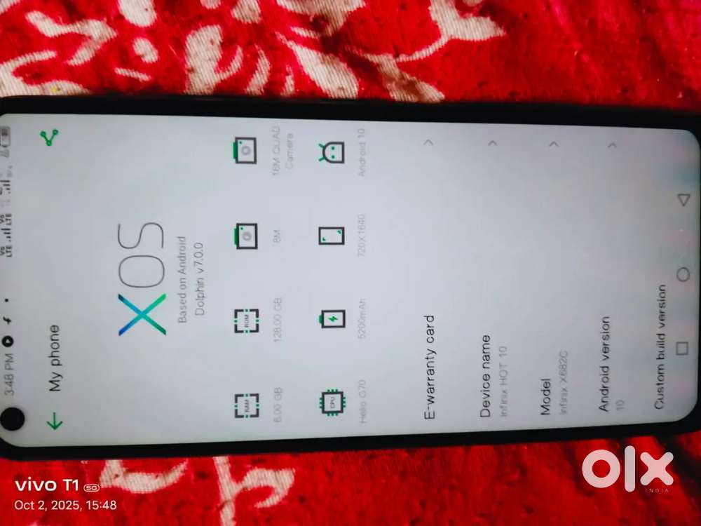 Infinix Hot 10 model Number 2020