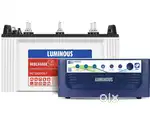 Luminous inverter with battery