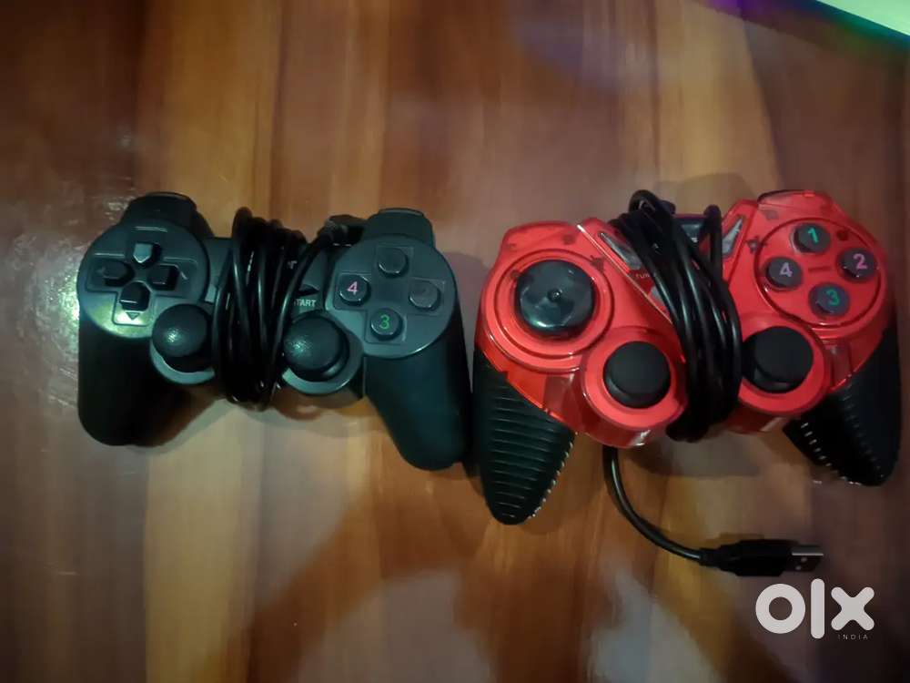 Two gaming joystick for pc wired gamepad