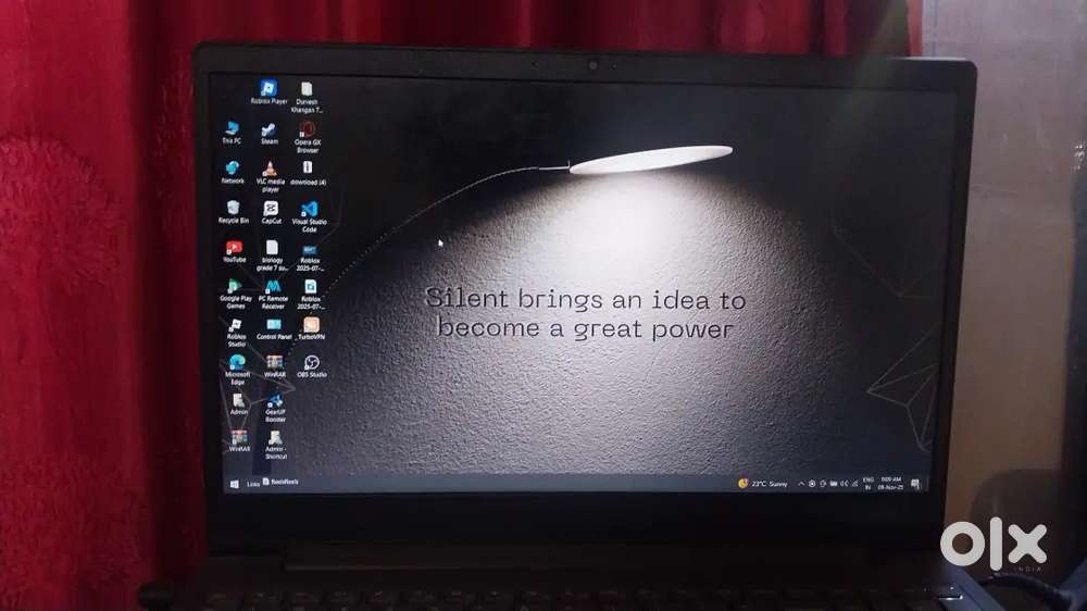 Lenovo laptop with gaming perhphels