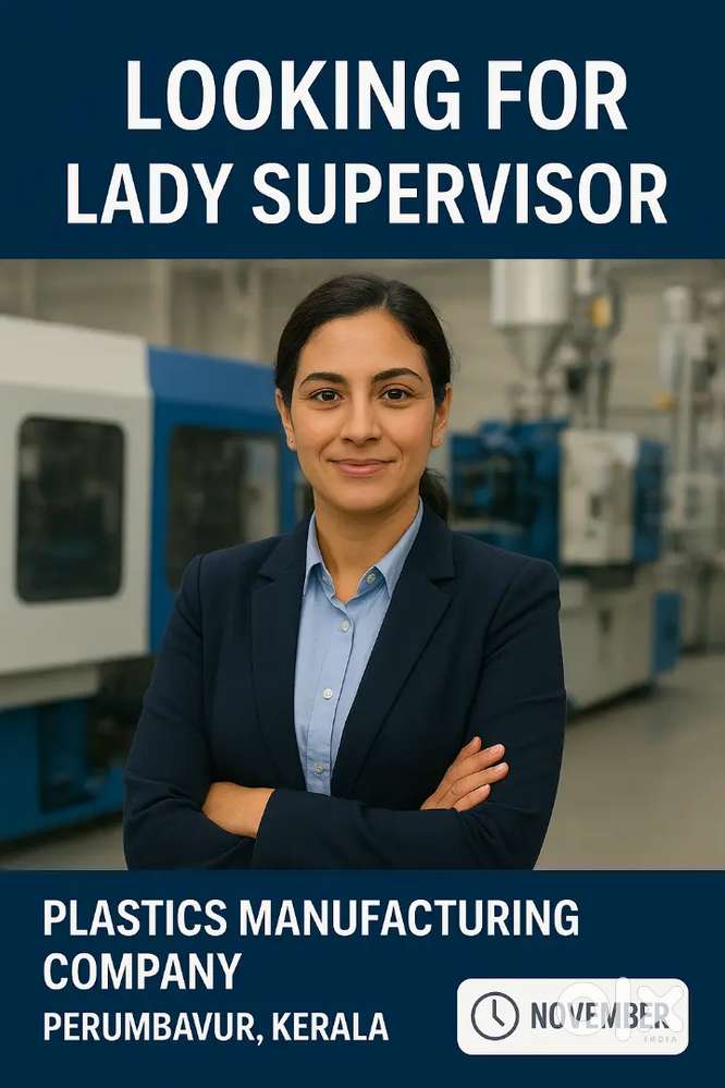 Female supervisor Needed around perumbavoor