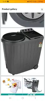 Whirlpool 10.5KG Washing Machine