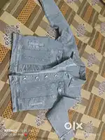 Grey Denim Jacket It's For Women's Only