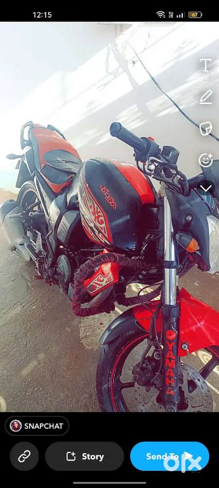 Bike mast hai bike me koi dikkat nahi hai half engine ka Kam hua