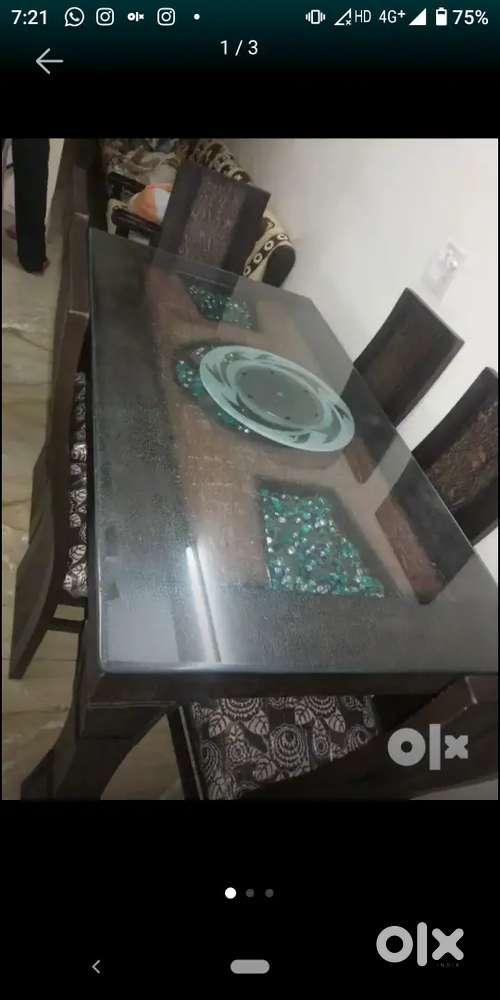 6 seater dining table