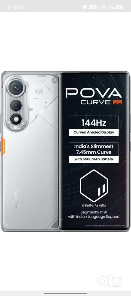 Techno pova curve 5 g 8/128