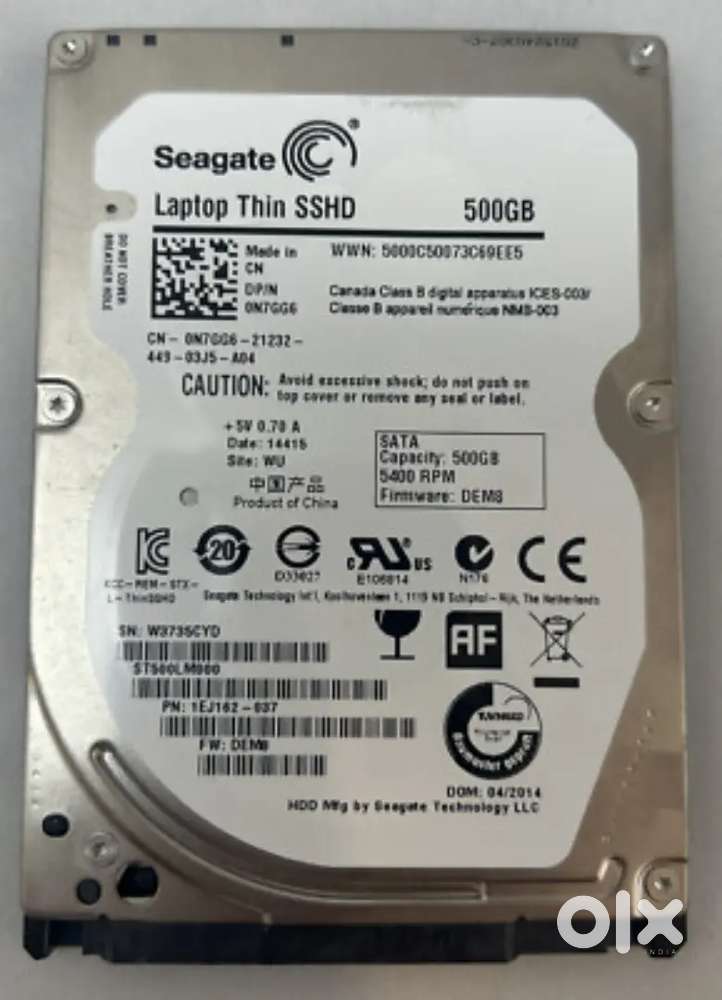 Hard disc 500 gb good condition