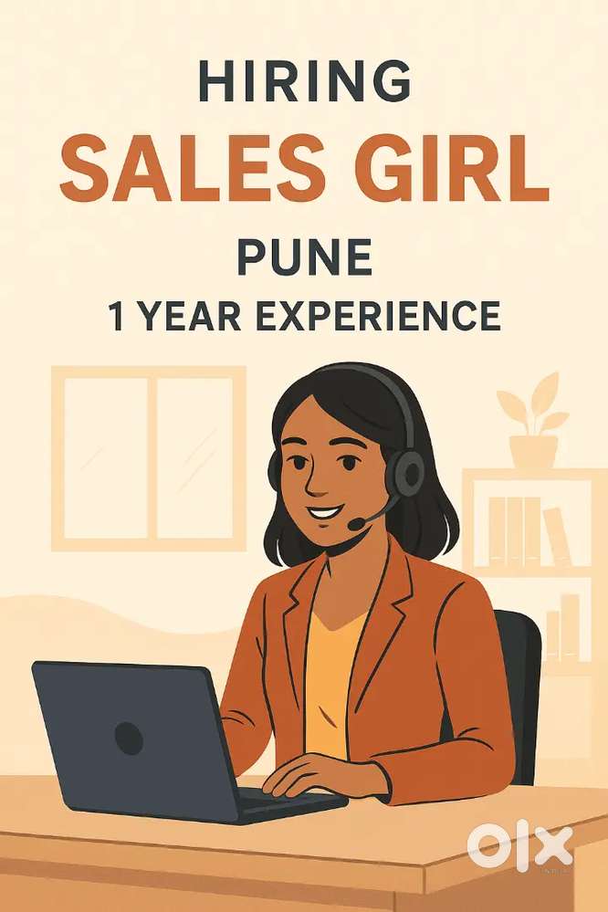 Required sales girl at BANER pune real estate office