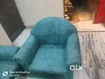 Sofaset in blue colour