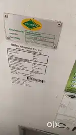 Western double door fridge 1000 litre