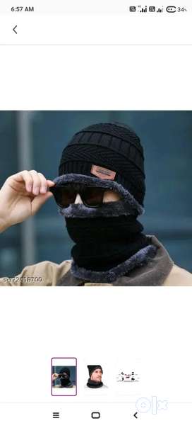 PinKit Unisex Winter Knit Beanie Cap Hat Neck Warmer Scarf