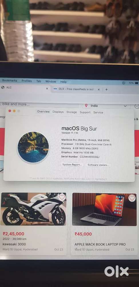 Apple laptop mac 14 pro