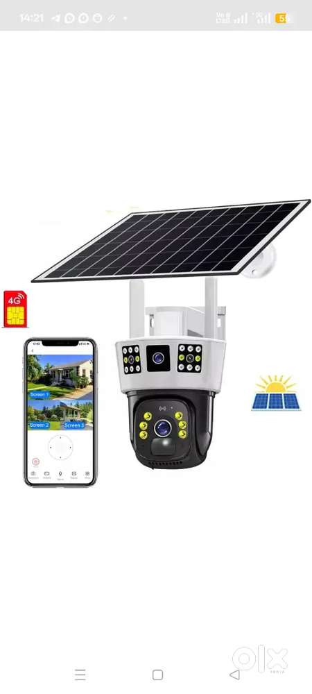Solar 4G Double Lens Camera - 5,200/-