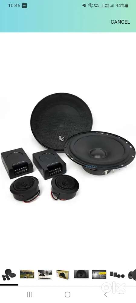 Infinity Component 650c Car Audio