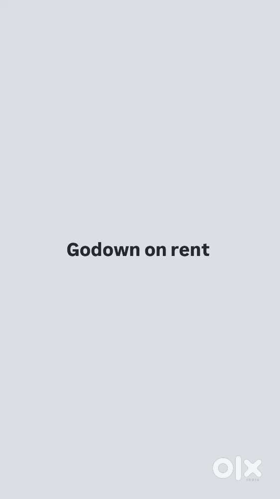 Godown on rent