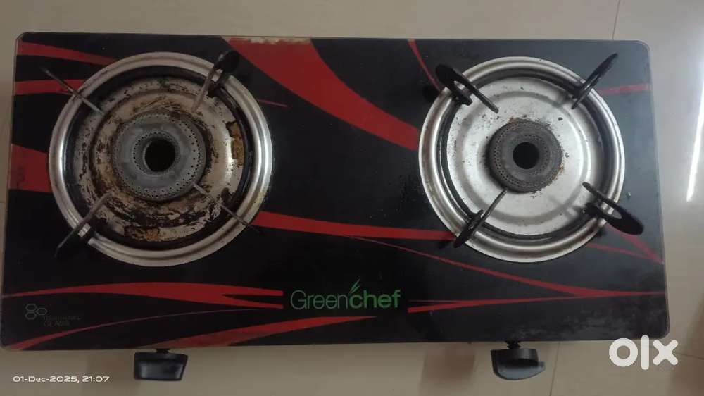Green chef 2 burner gas stove #gasstove
