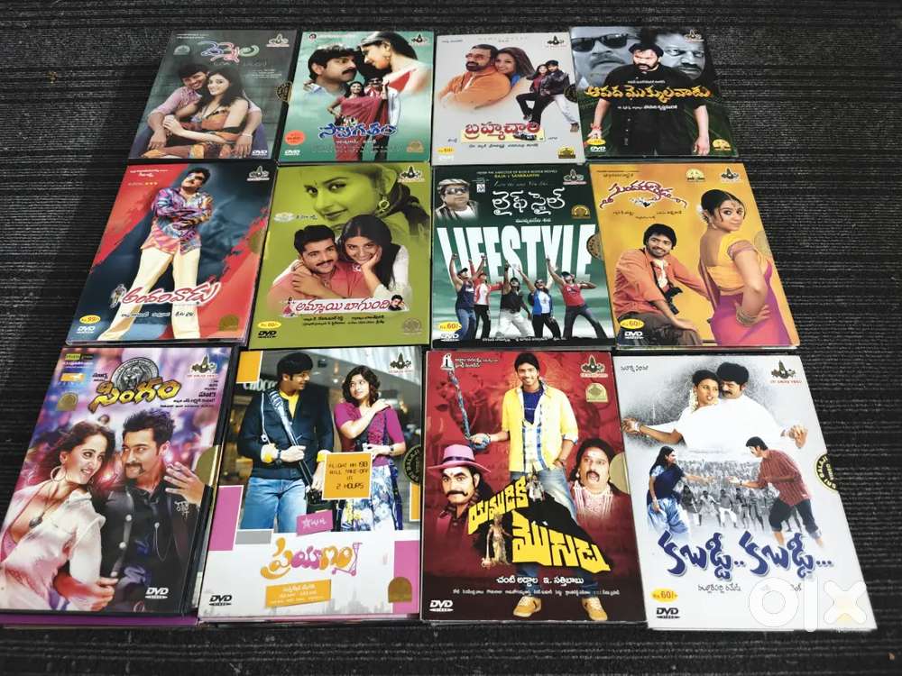 Telugu dvds sealed pack original 89rs each read all details before msg